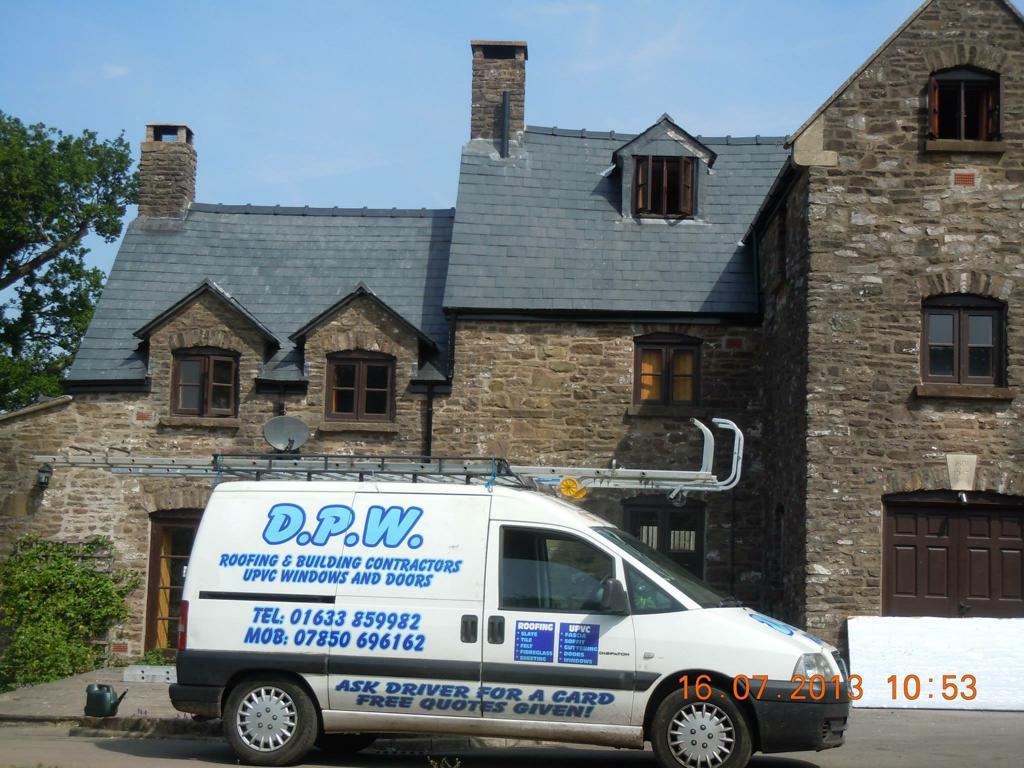 Welsh Slate New Roof or Roof Repair Newport