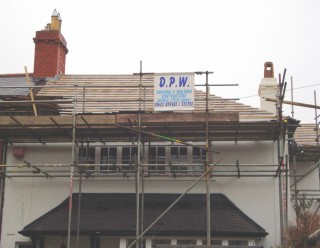Scaffolding New Roof or Roof Repair Newport